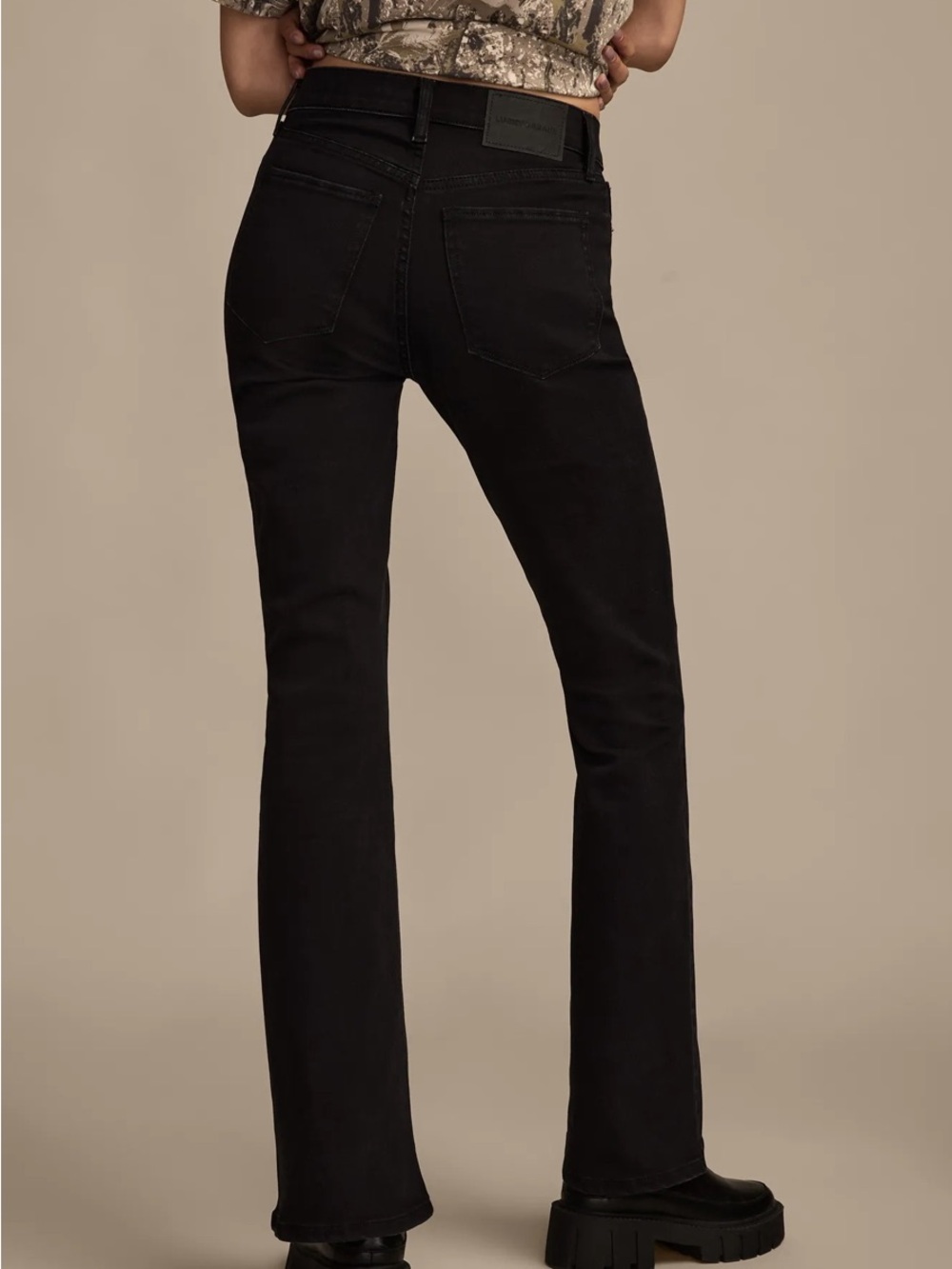 Lucky Brand Black High-Rise Flare Jeans - Picture 4 of 9